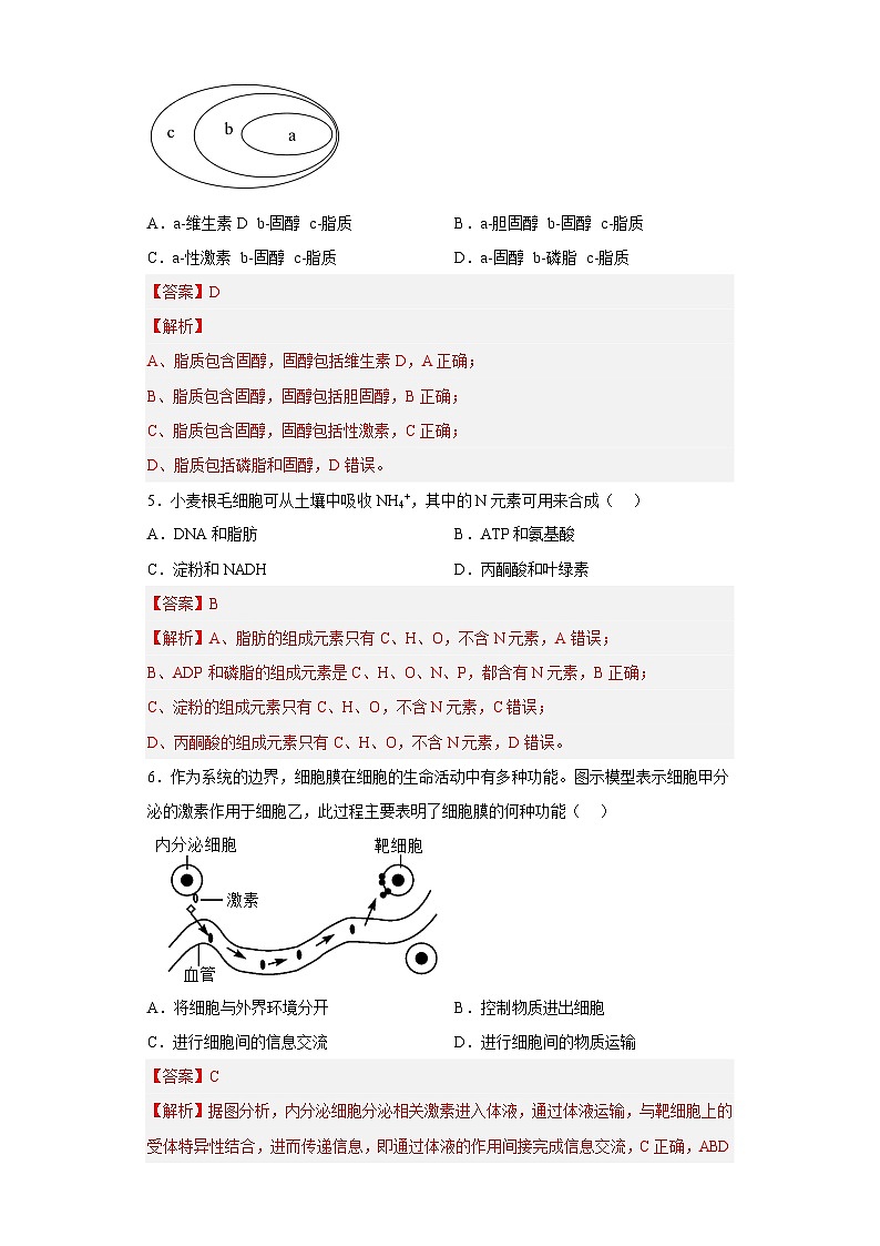 2022年12月山东省普通高中学业水平合格性考试生物模拟卷(一)(解析版)第2页
