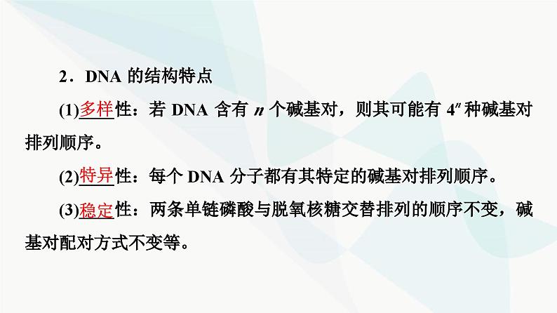 高考生物总复习第6单元第18课DNA的结构、复制和基因的本质课件第7页