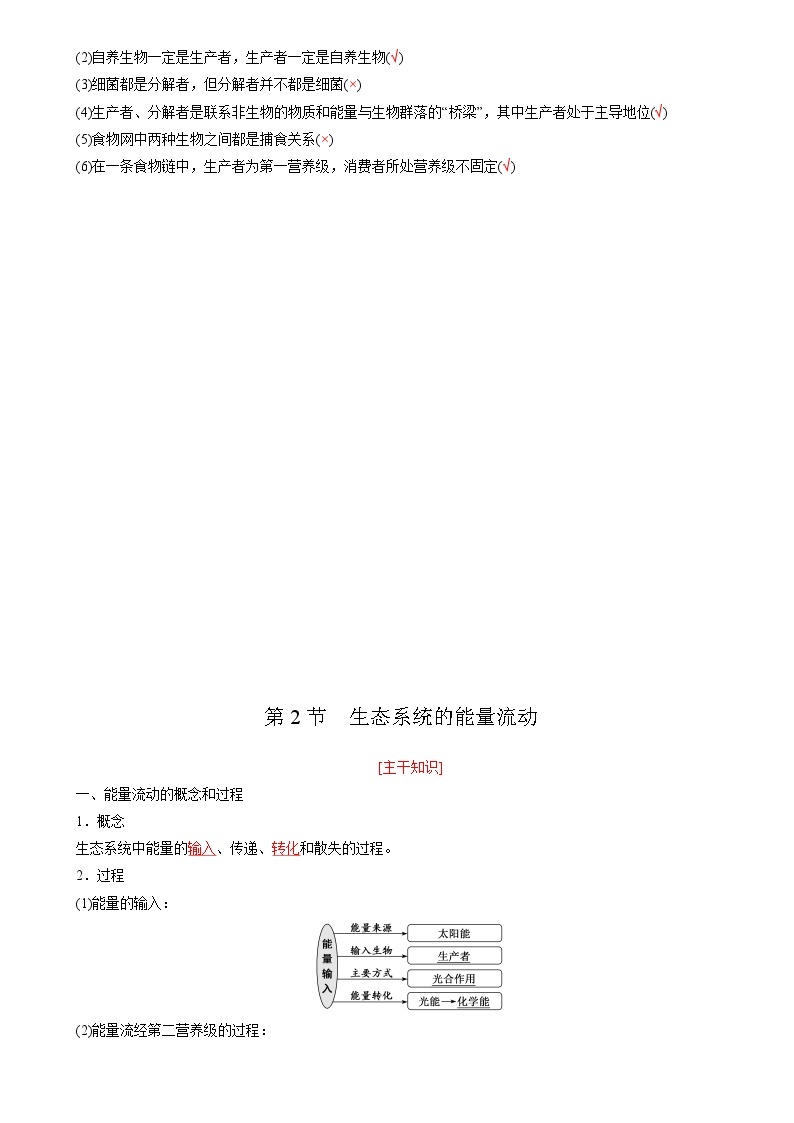 第3章 生态系统及其稳定性——2022-2023学年高二生物下学期期末知识点精讲+训练学案+期末模拟卷02