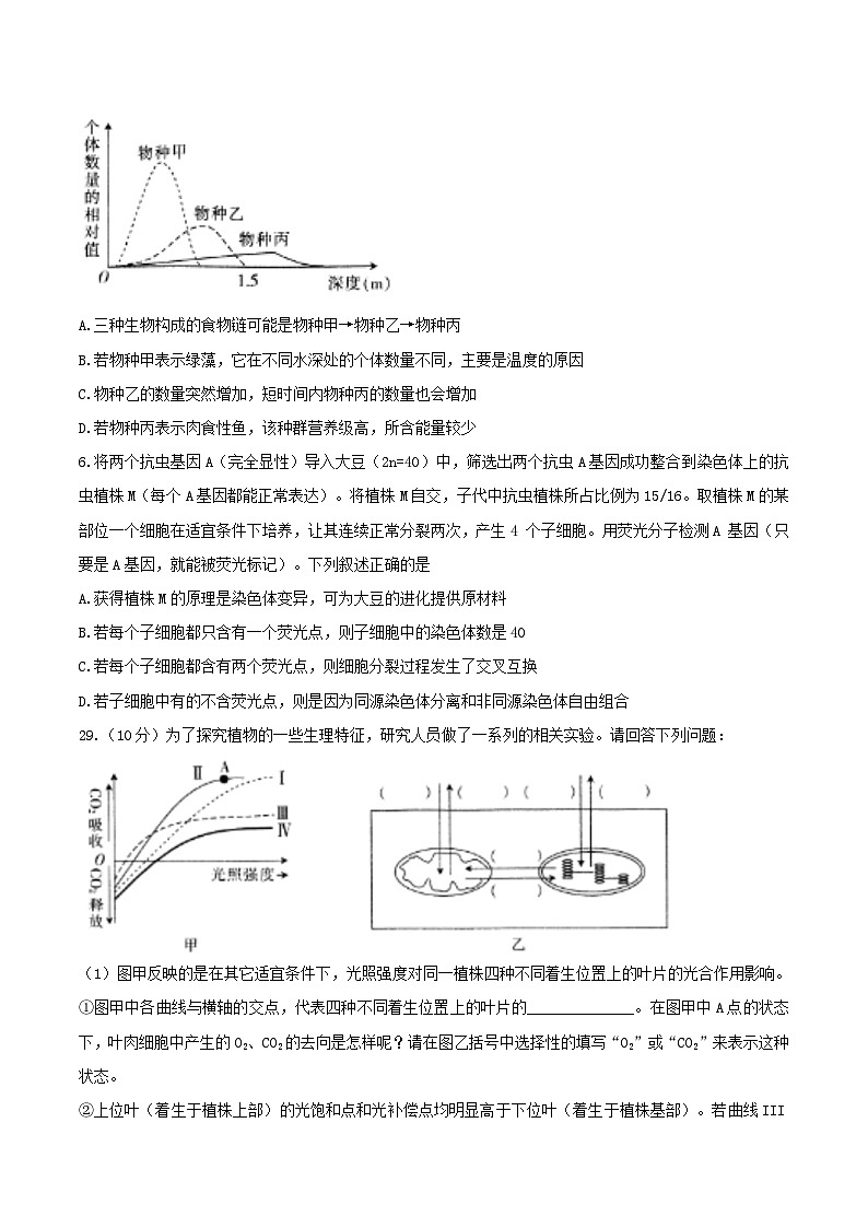 【全国百强校word】河北省衡水中学2017届高三下学期期中考试理科综合生物试题第2页