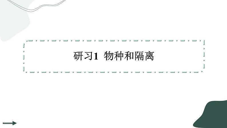 6.3.2《种群基因组成的变化与物种的形成》课件PPT05