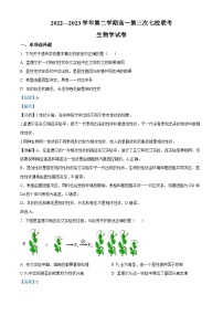 江苏省淮宿七校2022-2023学年高一生物下学期第三次联考试题（Word版附解析）
