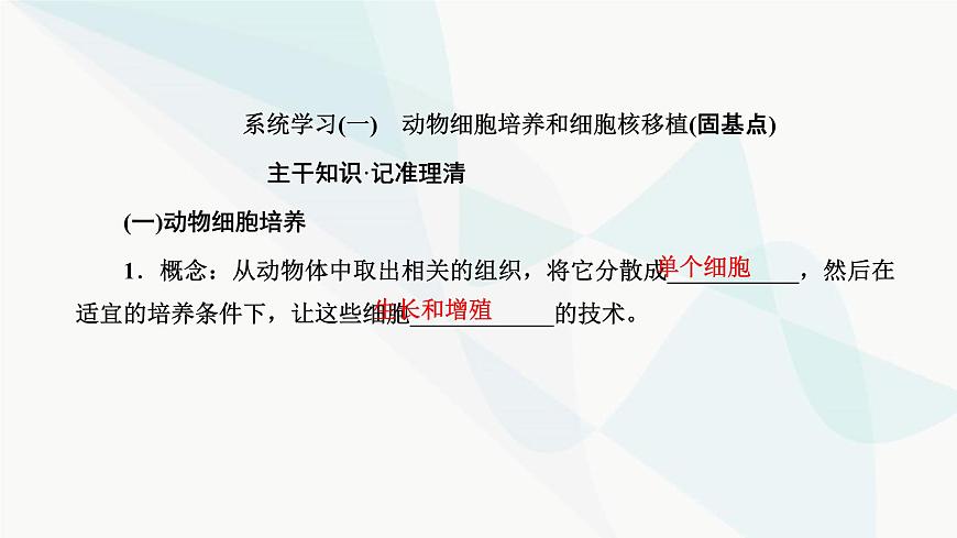 人教版2024屆高考生物一輪復習動物細胞工程課件第4頁
