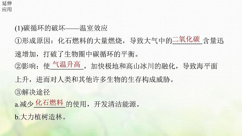 苏教版2024届高考生物一轮复习生态系统的物质循环和信息传递课件第8页