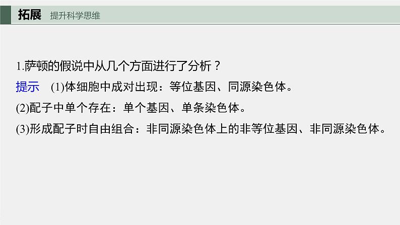 2024年高考生物一轮复习(新人教版) 第5单元 第7课时 基因在染色体上的假说与证据第6页