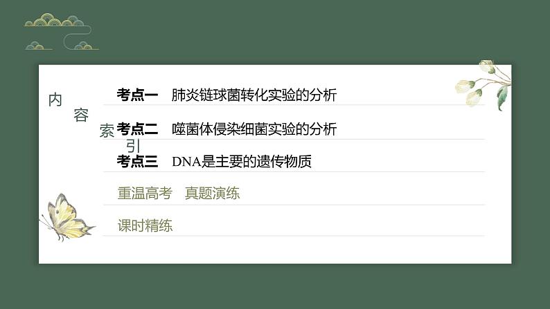 2024年高考生物一轮复习(新人教版) 第6单元 第1课时 DNA是主要的遗传物质第3页