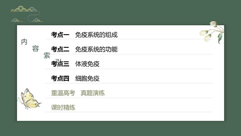 2024年高考生物一轮复习(新人教版) 第8单元 第7课时 免疫系统和特异性免疫 练习课件03