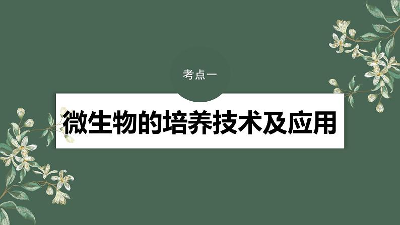 2024年高考生物一轮复习(新人教版) 第10单元 第2课时 微生物的培养技术及应用第4页