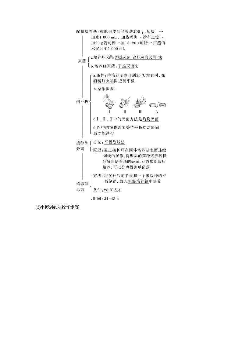 2024年高考生物一轮复习(新人教版) 第10单元 第2课时 微生物的培养技术及应用第3页