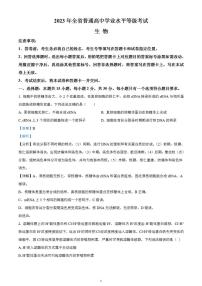 2023年高考真题——生物（山东卷）含解析