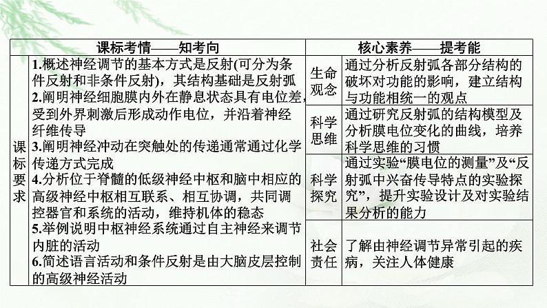 2024届高考生物一轮复习第八单元人和高等动物生命活动的调节第2讲神经调节课件第2页
