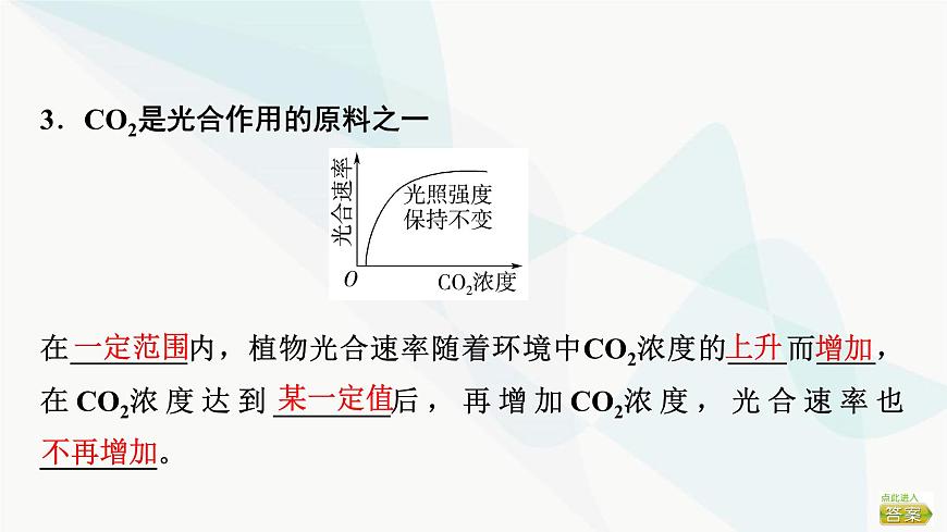 2024屆蘇教版高考生物一輪復習影響光合作用和細胞呼吸的環(huán)境因素課件第6頁