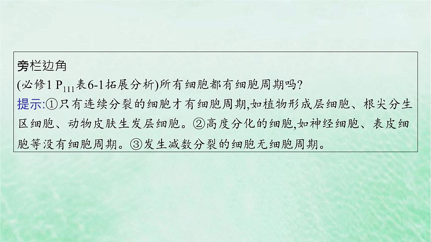 適用于新教材2024版高考生物一輪總復(fù)習(xí)第4單元細(xì)胞的生命歷程第16講細(xì)胞的增殖課件新人教版第7頁(yè)