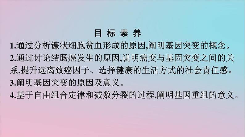 新教材2023年高中生物第5章基因突变及其他变异第1节基因突变和基因重组课件新人教版必修2第2页