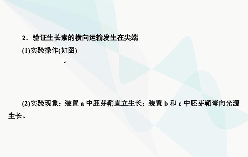 2024届人教版高考生物一轮复习素养提升课10与植物激素相关实验设计课件(单选版)第3页
