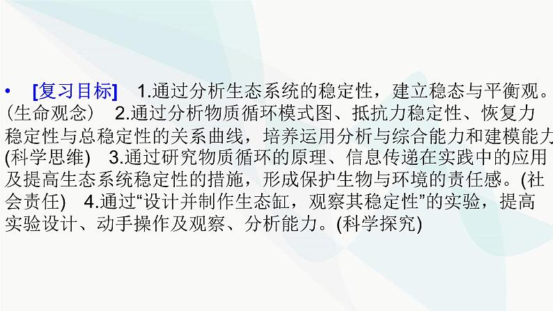 2024届人教版高考生物一轮复习生态系统的物质循环、信息传递及其稳定性课件(多项)第2页