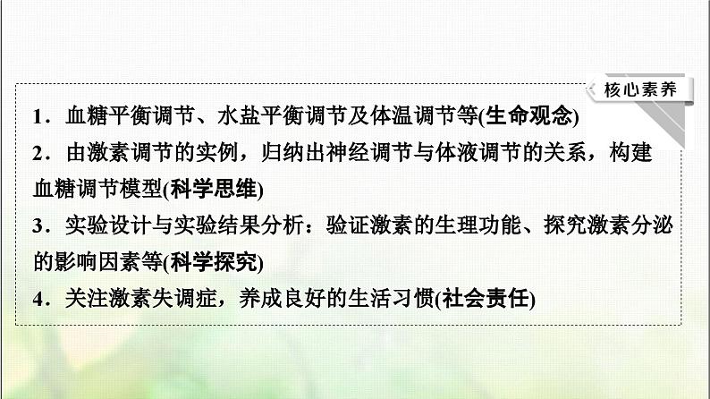 2024届人教版高考生物一轮复习通过激素的调节及神经调节与体液调节的关系课件第3页