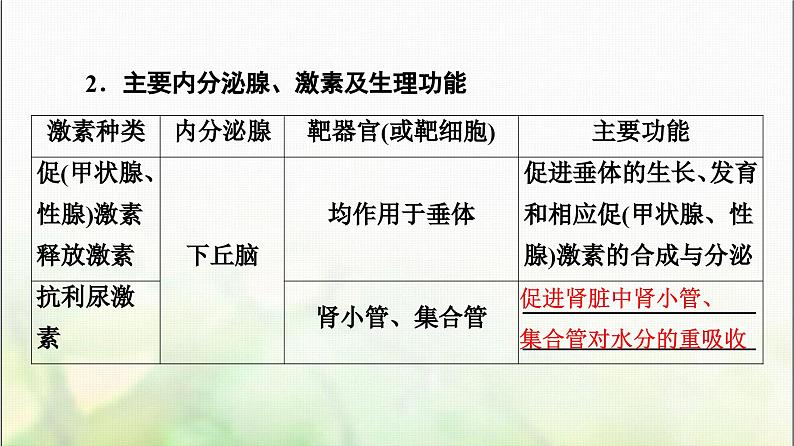 2024届人教版高考生物一轮复习通过激素的调节及神经调节与体液调节的关系课件第7页