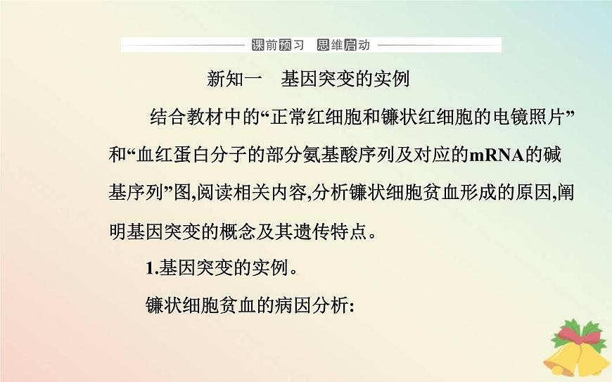 新教材2023高中生物第5章基因突變及其他變異第1節(jié)基因突變和基因重組課件新人教版必修2第3頁