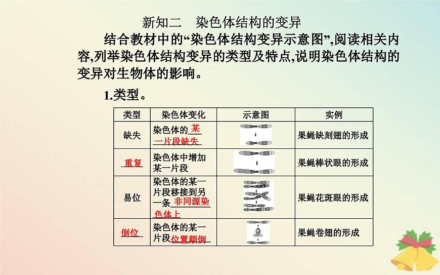 新教材2023高中生物第5章基因突變及其他變異第2節(jié)染色體變異課件新人教版必修2第6頁