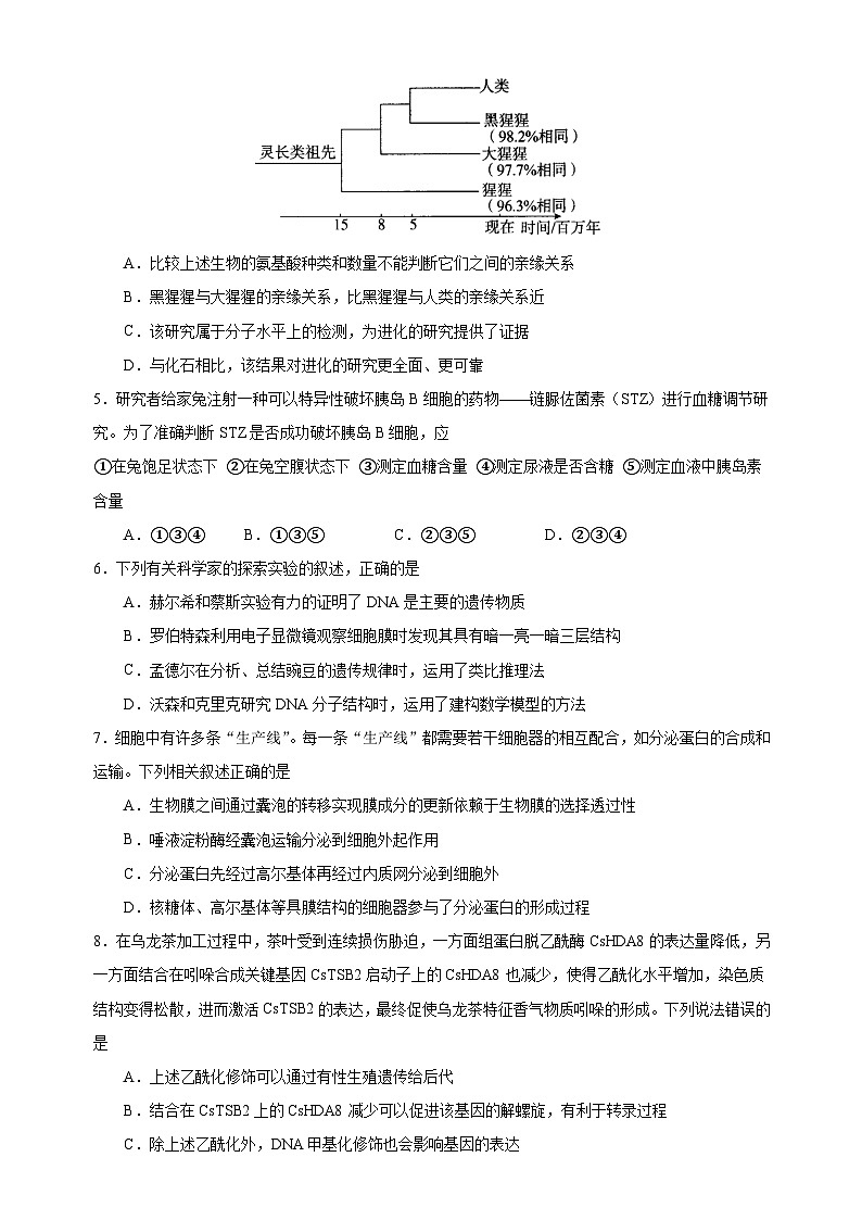 生物-新高三开学摸底考试卷(广东专用)(考试版)第2页