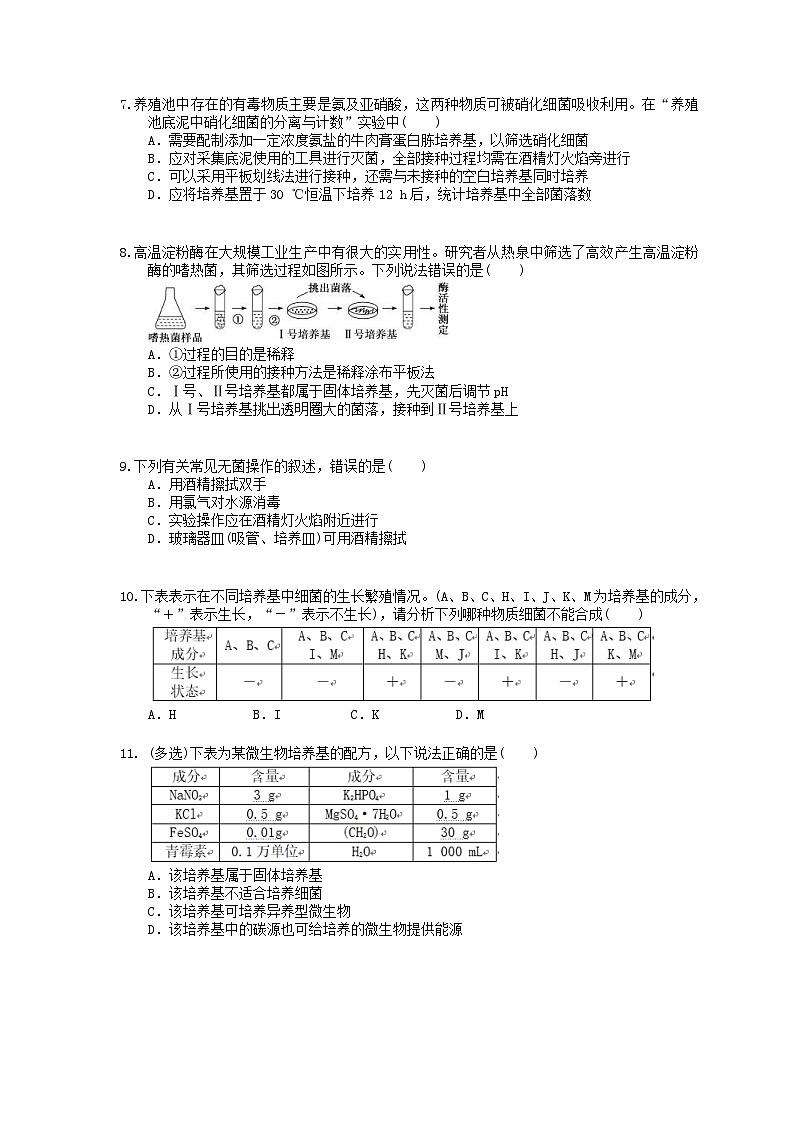 高考生物一轮复习 课后作业本38 微生物的培养与应用(含解析)第2页