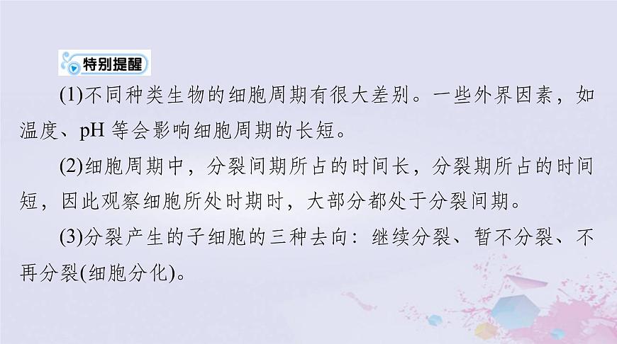 2024屆高考生物一輪總復(fù)習(xí)必修1第6章細(xì)胞的生命歷程第1節(jié)細(xì)胞的增殖課件第6頁
