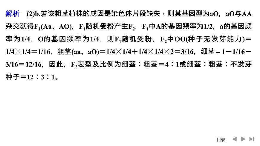 2024年高考生物大一輪必修2復(fù)習(xí)課件:微專(zhuān)題5 攻克生物變異的實(shí)驗(yàn)探究題第8頁(yè)