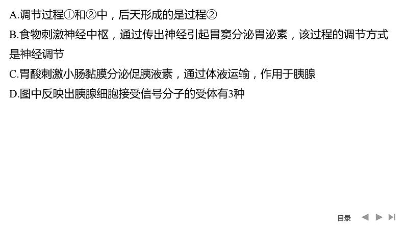 2024年高考生物大一轮选择性必修1复习课件:微专题8 动物生命活动调节模型及相关实验第4页