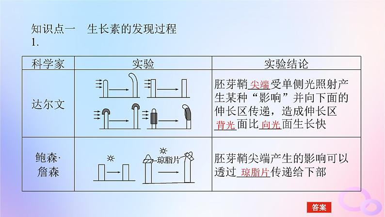 2024版新教材高考生物全程一轮总复习第九单元植物生命活动的调节课堂互动探究案植物的激素调节课件第5页