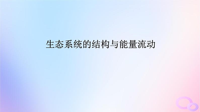 2024版新教材高考生物全程一轮总复习第十一单元生态系统与环境保护课堂互动探究案1生态系统的结构与能量流动课件第1页