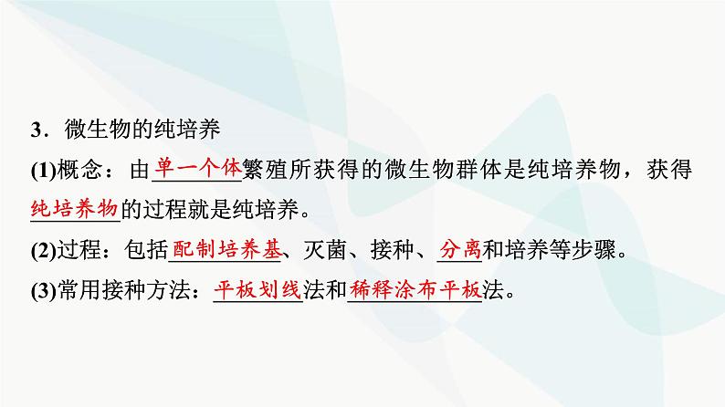2024届高考生物一轮复习第10单元第36课微生物的培养技术及应用课件06