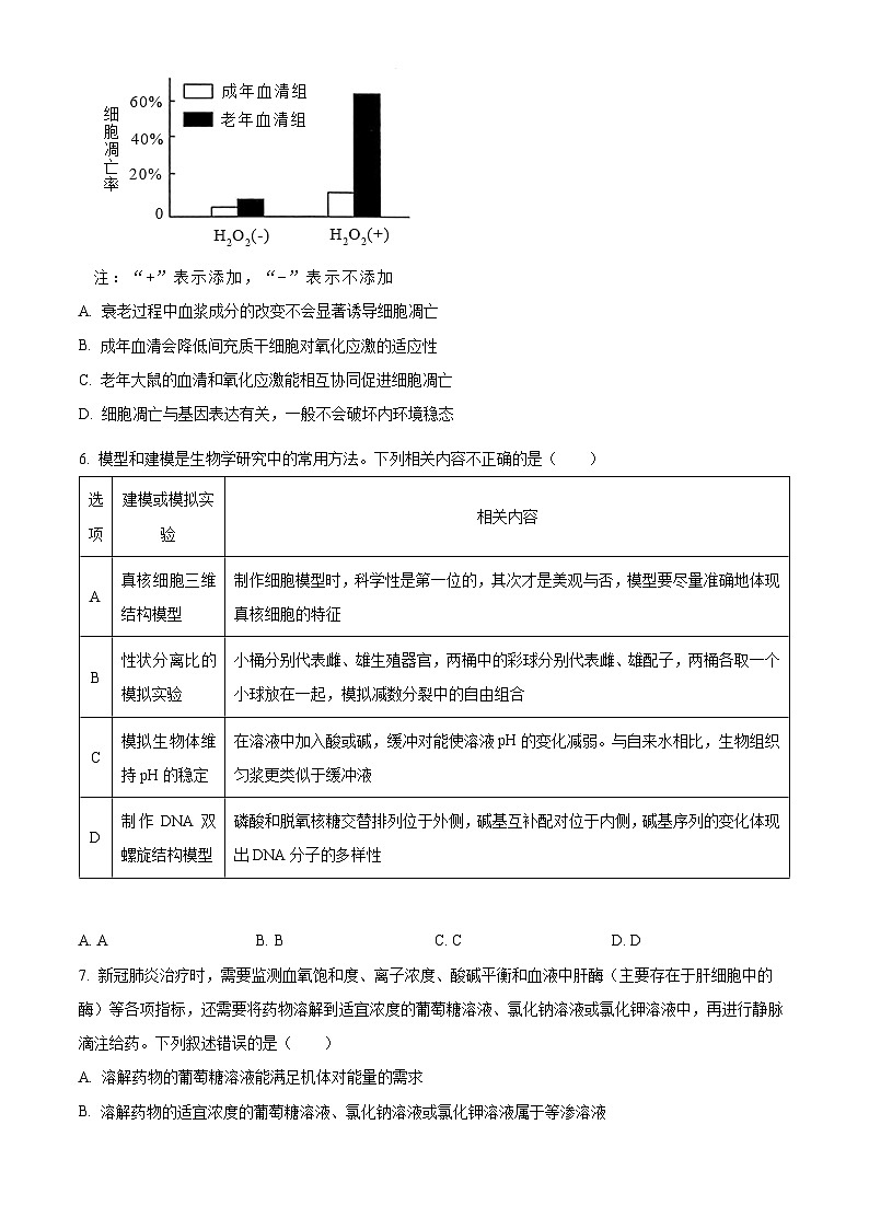 2024荆州沙中学高二上学期9月月考生物试题含解析03
