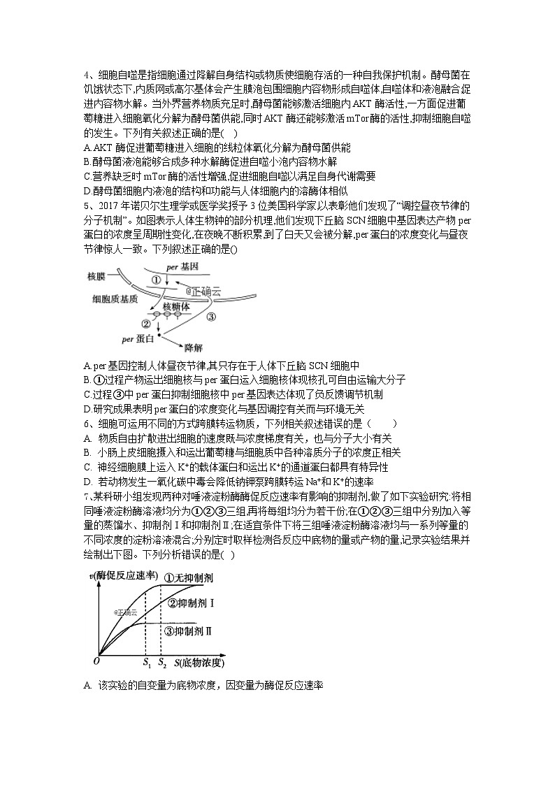 高三生物第二次月考试卷(2)第2页