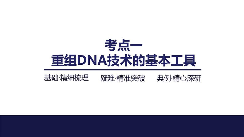 2024届苏教版高中生物一轮复习基因工程的基本工具和基本操作程序课件04
