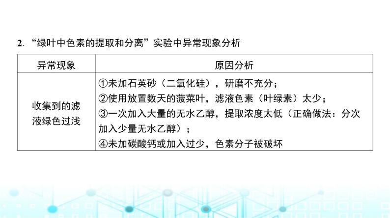 人教版高中生物必修一捕获光能的色素和结构课件07