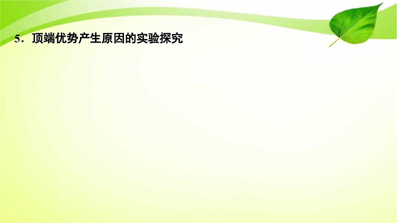 新高考生物二轮复习:加强提升课件(九) 植物激素调节相关实验探究(含解析)第6页