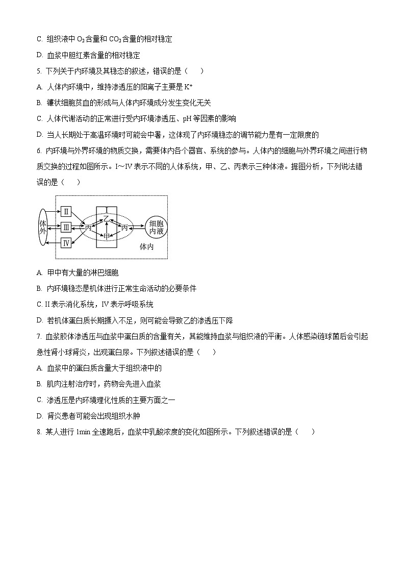 2024遵义高二上学期10月月考试题生物含答案第2页