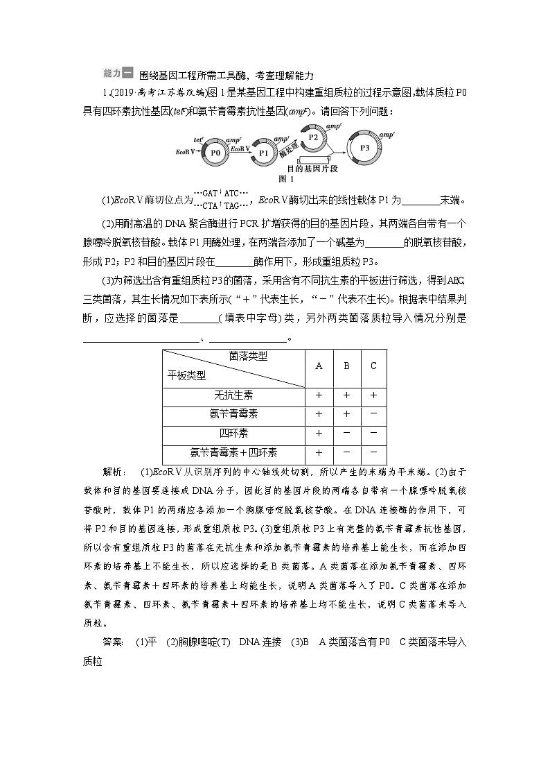 新高考生物一轮复习学案:第35讲 基因工程(含解析)第3页