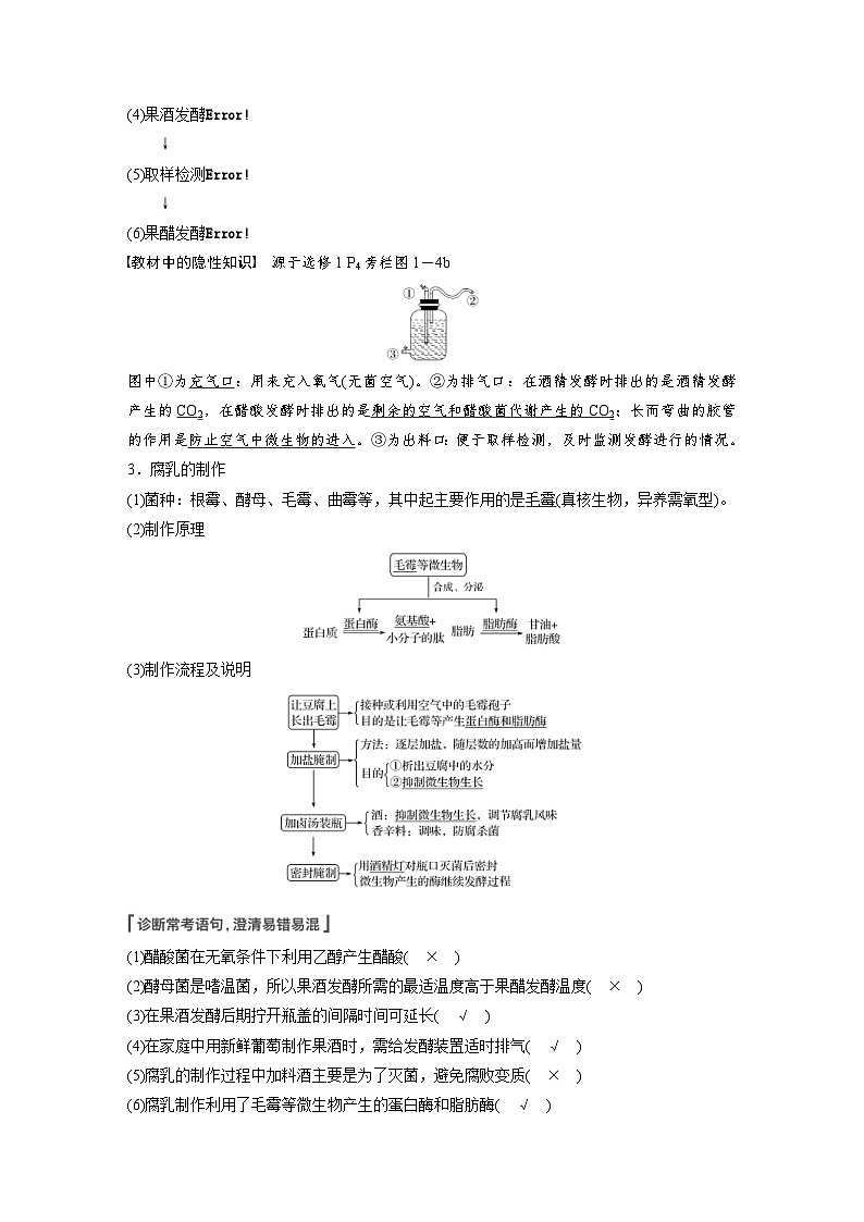新高考生物一轮复习精品学案 第11单元 第38讲 发酵技术的应用及生物有效成分的提取(含解析)02