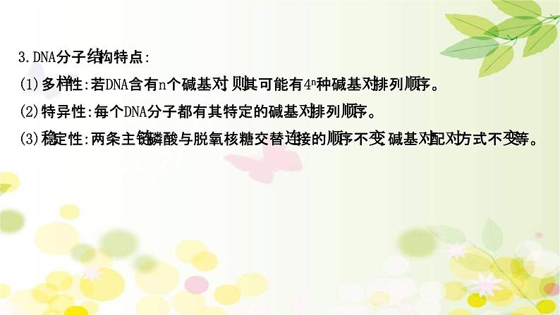 新高考生物一轮复习课件 第六单元 第2课 DNA分子的结构 复制和基因的本质(含解析)第6页