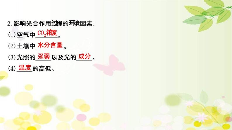新高考生物一轮复习课件 第三单元 第4课 影响光合作用的因素及光合作用和细胞呼吸的关系(含解析)05