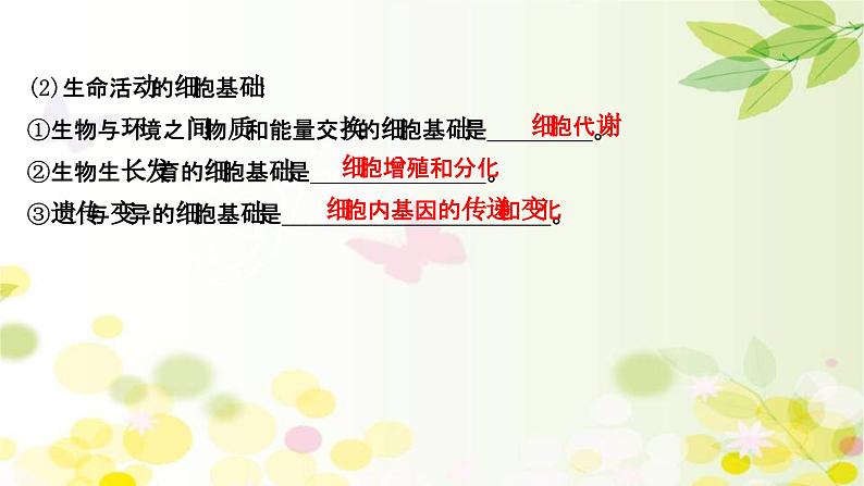 新高考生物一轮复习课件 第一单元 第1课 走 近 细胞(含解析)第5页