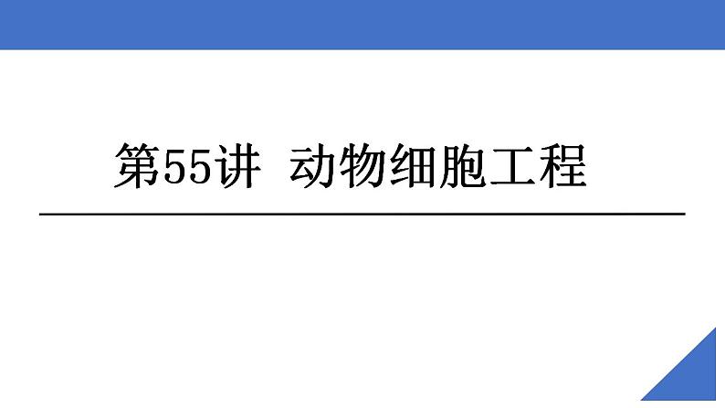 新高考生物一轮复习核心考点练习课件第55讲动物细胞工程(含解析)第2页