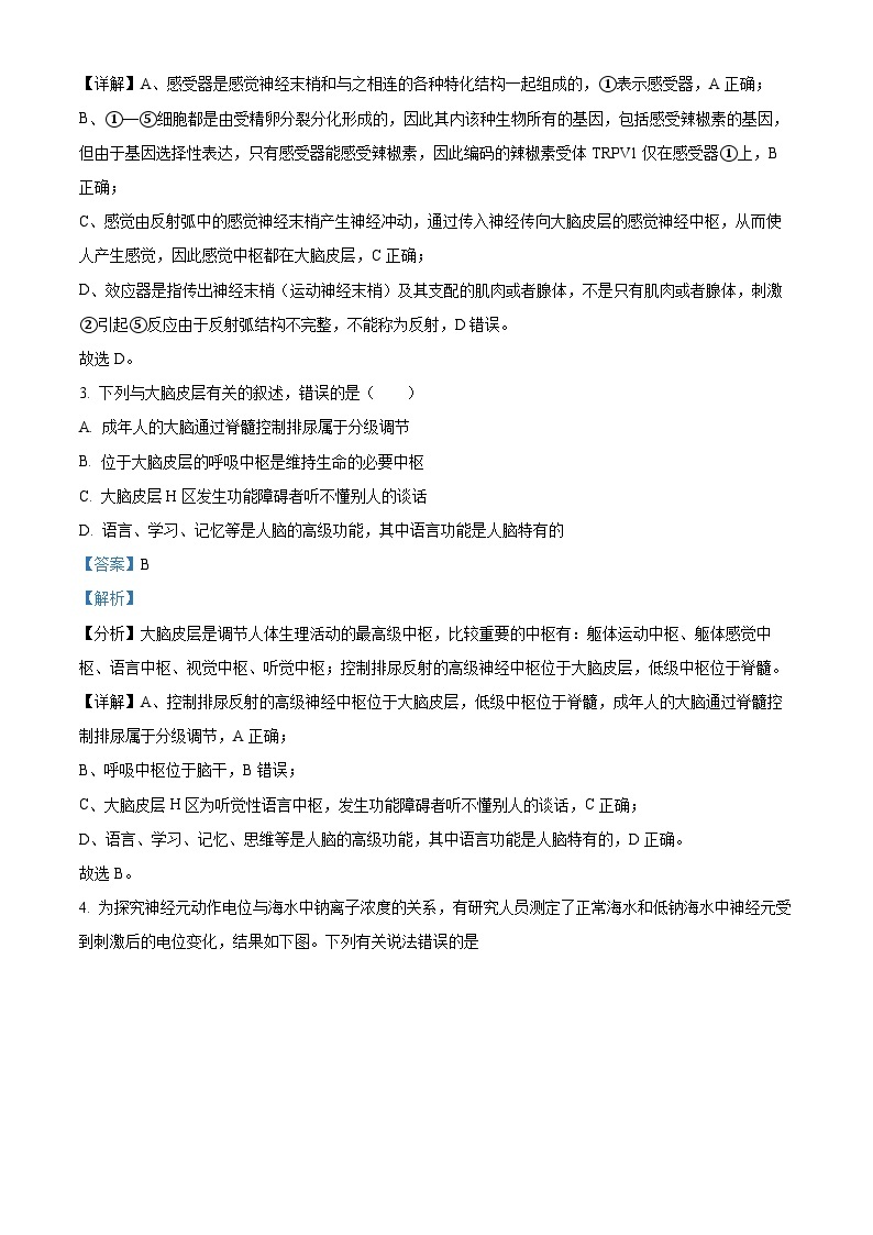【期中真题】北京市朝阳区2021-2022学年高二上学期期中生物试题.zip02