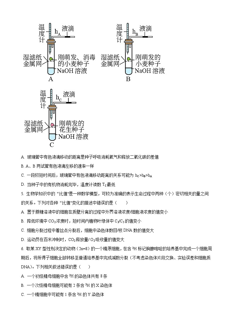【期中真题】辽宁省实验中学2022-2023学年高三上学期期中生物试题(原卷版)第2页