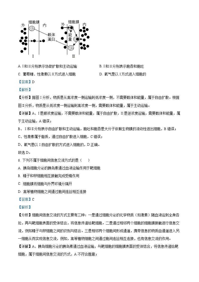 【期中真题】天津市八校联考2022-2023学年高一上学期期中生物试题.zip03