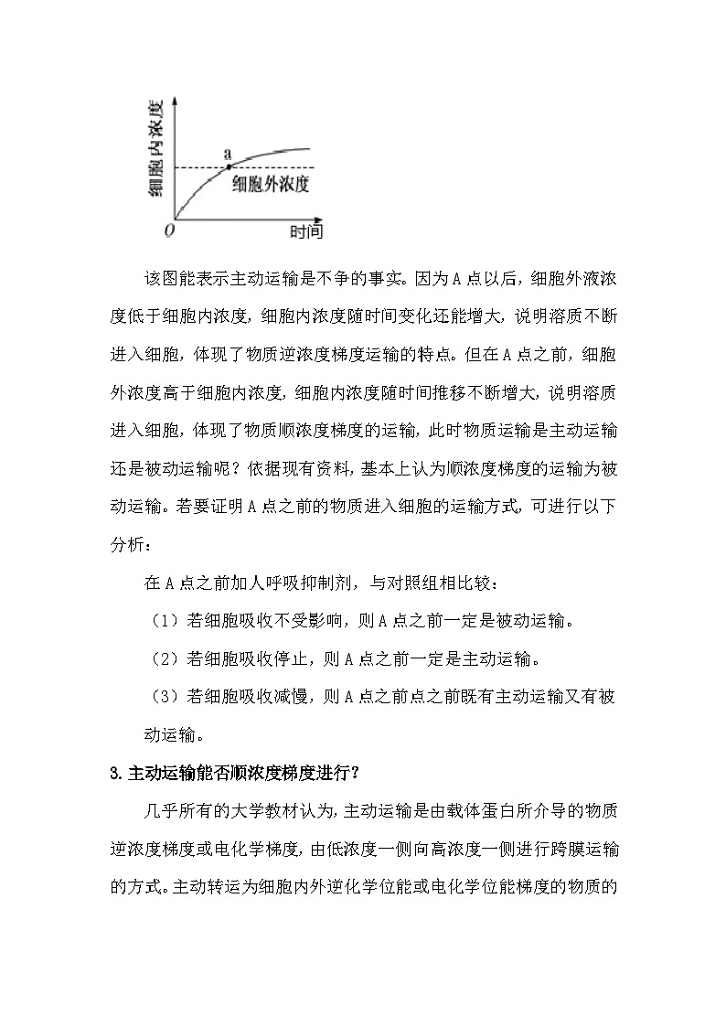 备课素材:主动运输问题释疑- 高中生物人教版必修1第2页