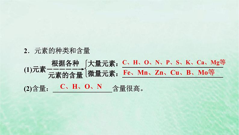 新教材适用2023_2024学年高中生物第2章组成细胞的分子第1节细胞中的元素和化合物课件新人教版必修1第8页