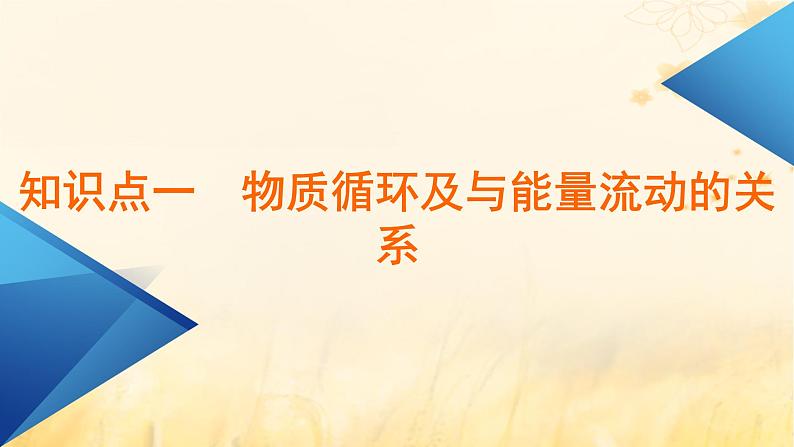 新教材适用2023_2024学年高中生物第3章生态系统及其稳定性第3节生态系统的物质循环课件新人教版选择性必修208